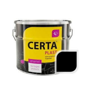 Эмаль CERTA-PLAST черная, 10кг (рисунок)