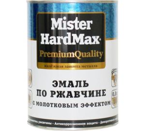 Эмаль с молотковым эффектом MISTER HARDMAX 0,8 кг (рисунок)